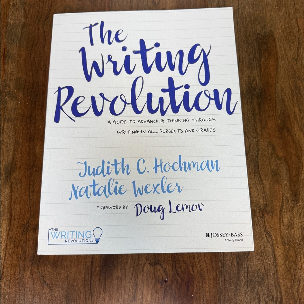 The Writing Revolution Book
